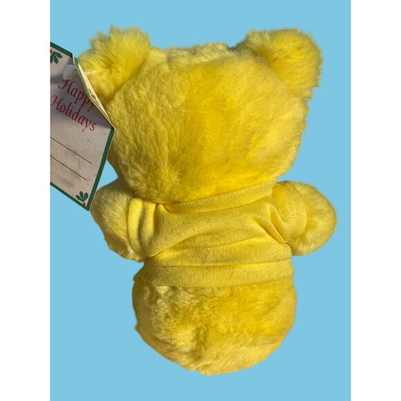 Crayola Burger King Plush Yellow Teddy Bear 1986 Vintage - Picture 8 of 12